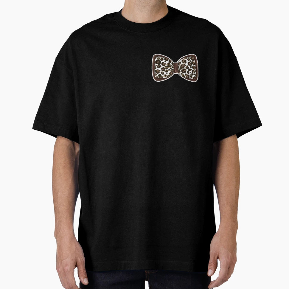 Leopard Bow Aesthetic Art T-Shirt - Novelty Apparel Men Women - T-Shirt, Sweatshirt, Hoodie