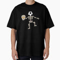 Funny Skeleton Holding Head Soccer T-Shirt - Custom Art Print for Adults - T-Shirt, Sweatshirt, Hoodie