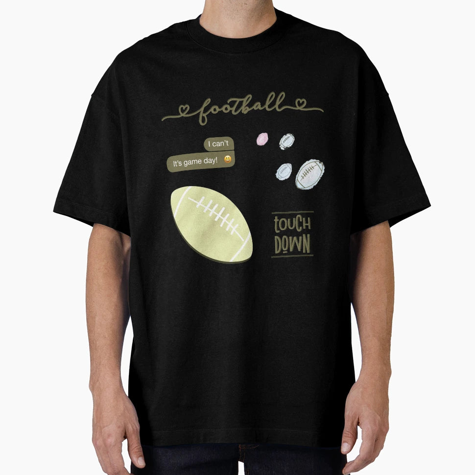 Olive Green Watercolor Football Pack T-Shirt - Trendy Graphic Men Women - T-Shirt, Sweatshirt, Hoodie
