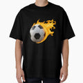 Fire Football Cc6633 T-Shirt - Novelty Apparel for Adults - T-Shirt, Sweatshirt, Hoodie
