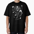 Funny Astronaut Skull Skateboard T-Shirt - Custom Art Print for Adults - T-Shirt, Sweatshirt, Hoodie