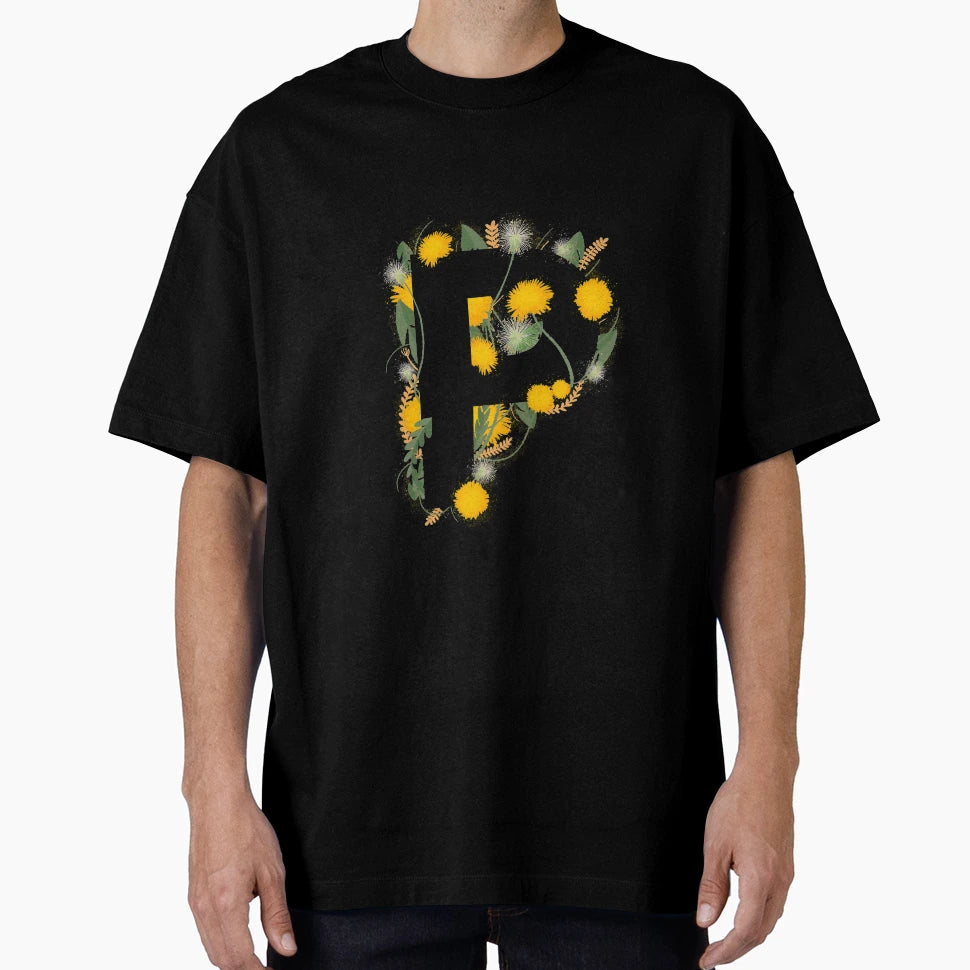 P Flower T-Shirt - Custom Art Print Men Women - T-Shirt, Sweatshirt, Hoodie