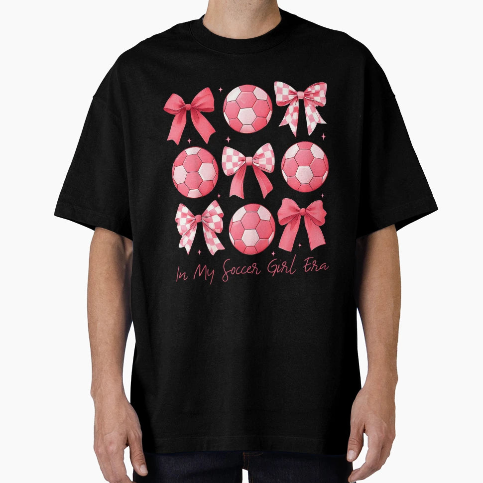 Soccer Bow T-Shirt - Custom Art Print for Adults - T-Shirt, Sweatshirt, Hoodie