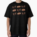 Coquette Bow Pumpkin American Football T-Shirt - Trendy Graphic Men Women - T-Shirt, Sweatshirt, Hoodie