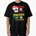 Badger Saturday Packer Sunday T-Shirt - Minimalist Print for Adults - T-Shirt, Sweatshirt, Hoodie