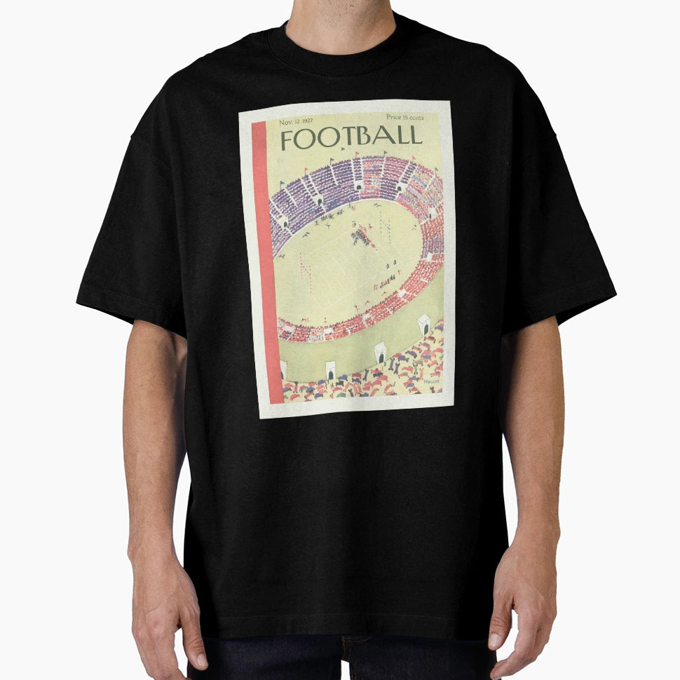 Football Magazine Cover Mid Century T-Shirt - Graphic Print for Adults - T-Shirt, Sweatshirt, Hoodie