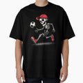 Skeleton Playing Soccer Halloween T-Shirt - Trendy Graphic Unisex - T-Shirt, Sweatshirt, Hoodie