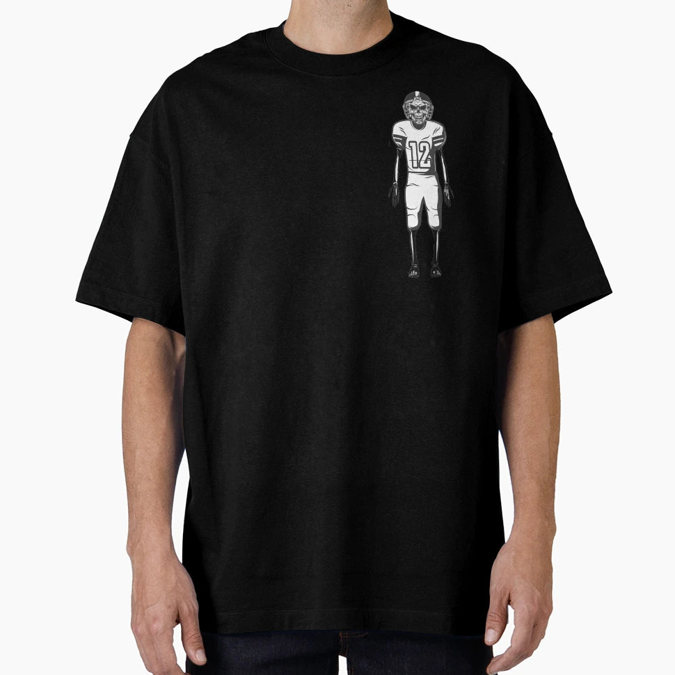 American Football Lets Go Skeleton T-Shirt - Unique Graphic for Adults - T-Shirt, Sweatshirt, Hoodie