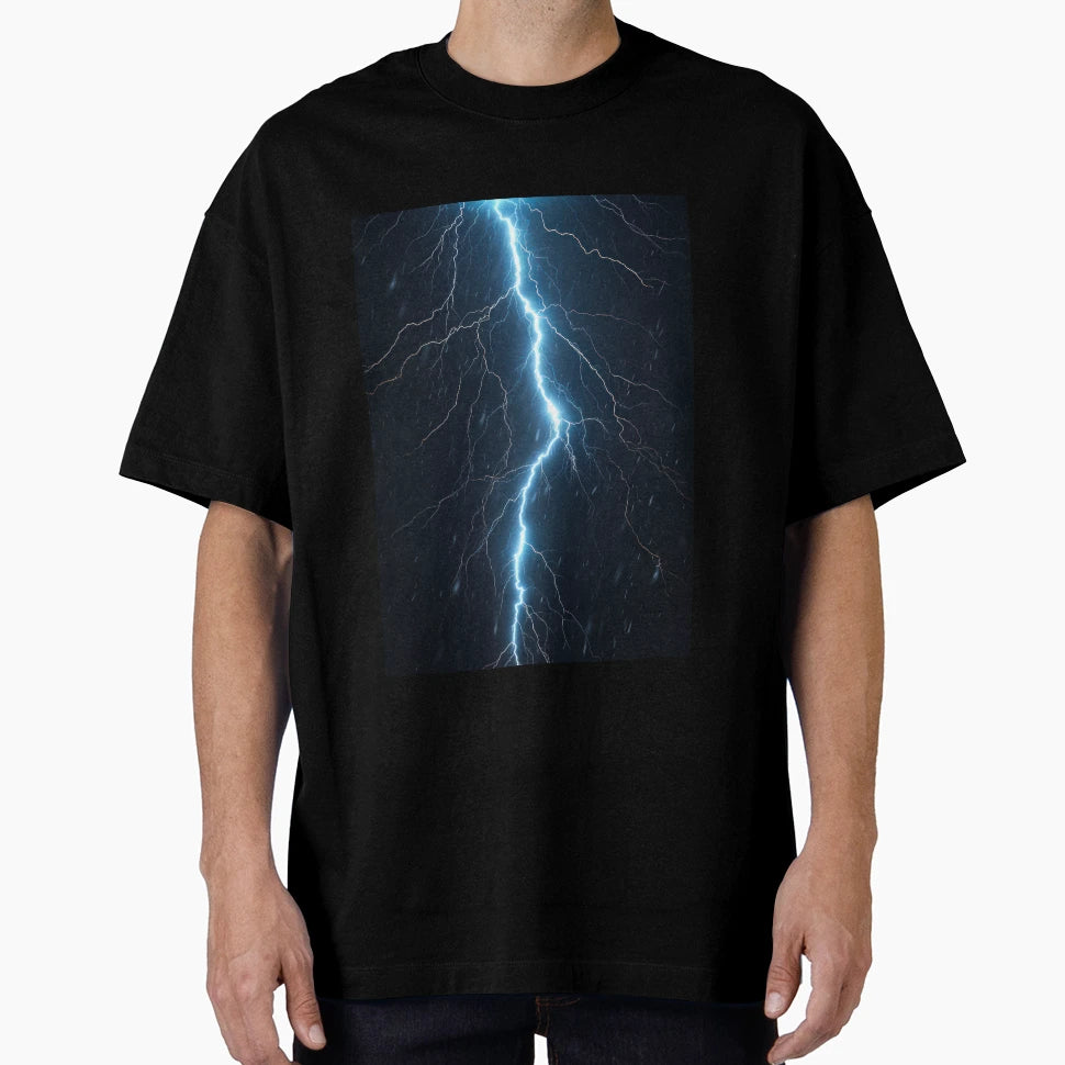 Lightning Strikes 3 T-Shirt - Fun Novelty Design for Adults - T-Shirt, Sweatshirt, Hoodie