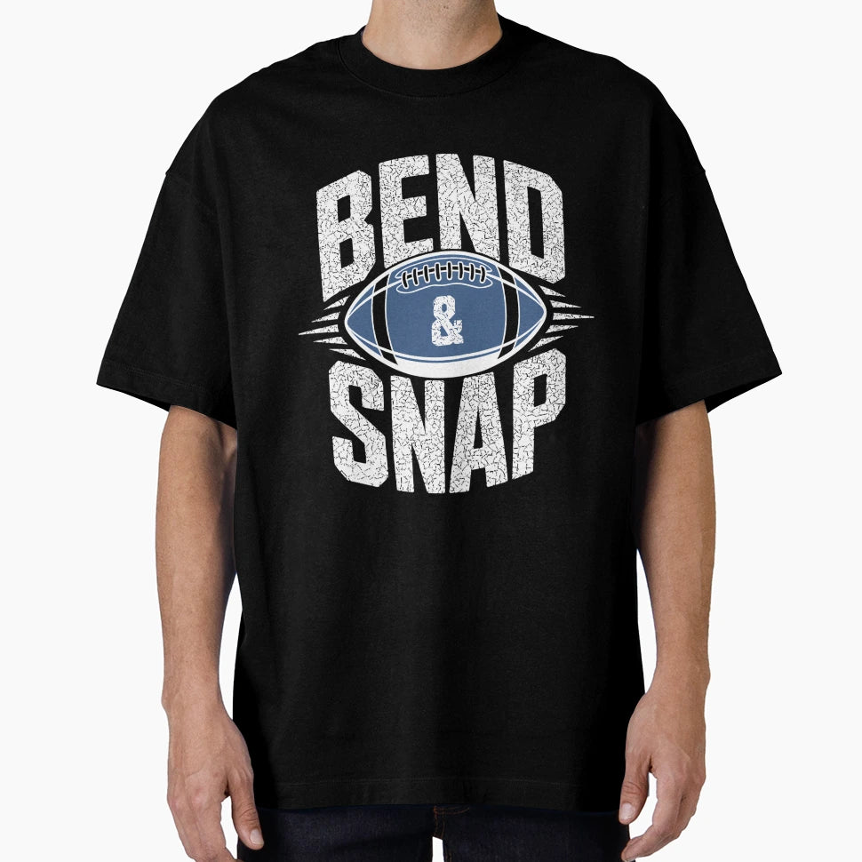 Bend Snap Game Day Funny Football T-Shirt - Minimalist Print for Adults - T-Shirt, Sweatshirt, Hoodie