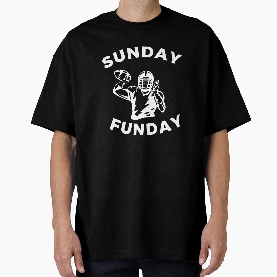 Sunday Funday Sunday Football T-Shirt - Novelty Apparel Unisex - T-Shirt, Sweatshirt, Hoodie