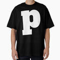 Alphabet P Lowercase Letter P Letter P T-Shirt - Custom Art Print Men Women - T-Shirt, Sweatshirt, Hoodie