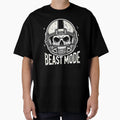 Beast Mode Football Skull T-Shirt - Streetwear Style for Adults - T-Shirt, Sweatshirt, Hoodie
