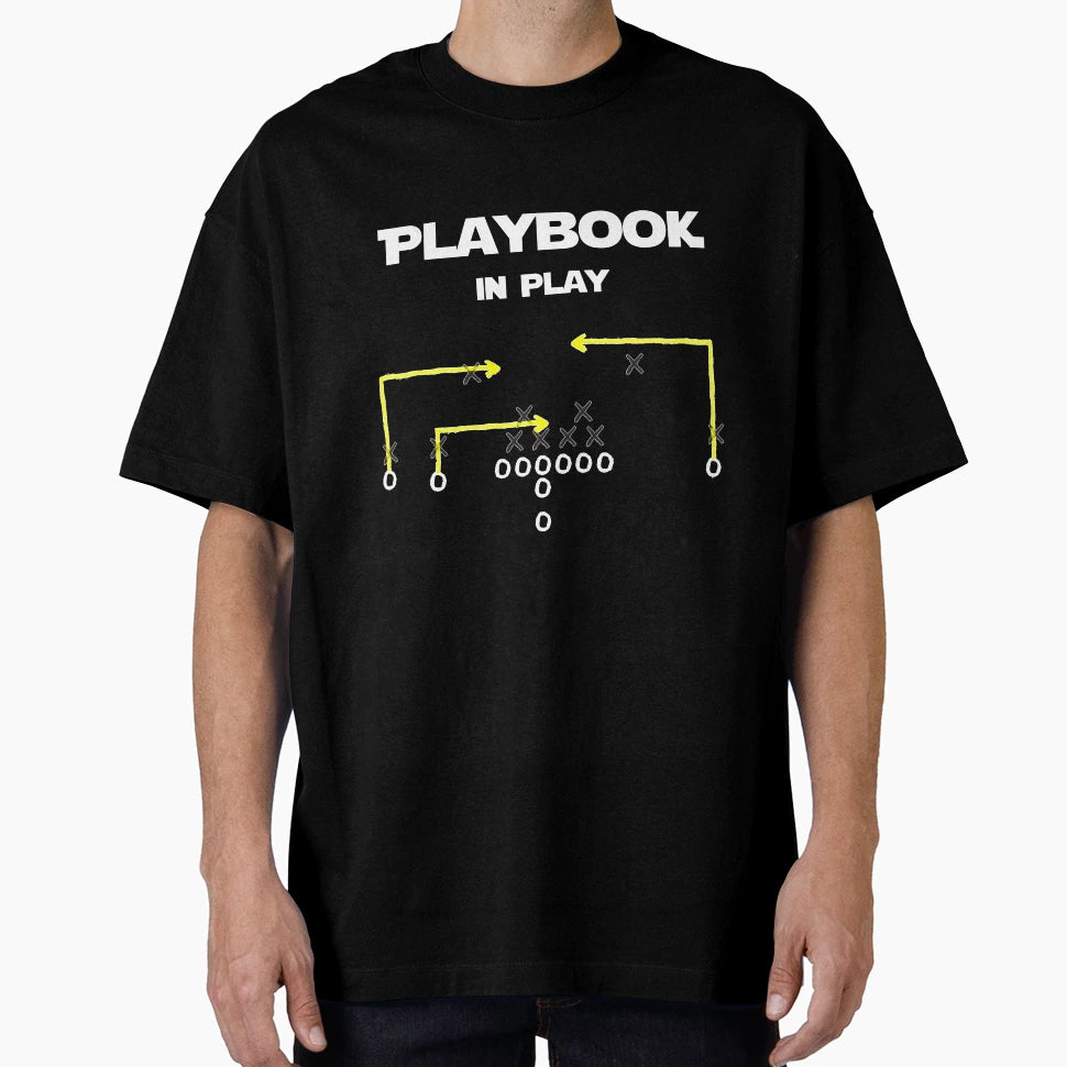 Football Playbook Play T-Shirt - Fun Novelty Design for Adults - T-Shirt, Sweatshirt, Hoodie