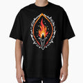 Torch Logo Ai Generated Art T-Shirt - Unique Graphic for Adults - T-Shirt, Sweatshirt, Hoodie