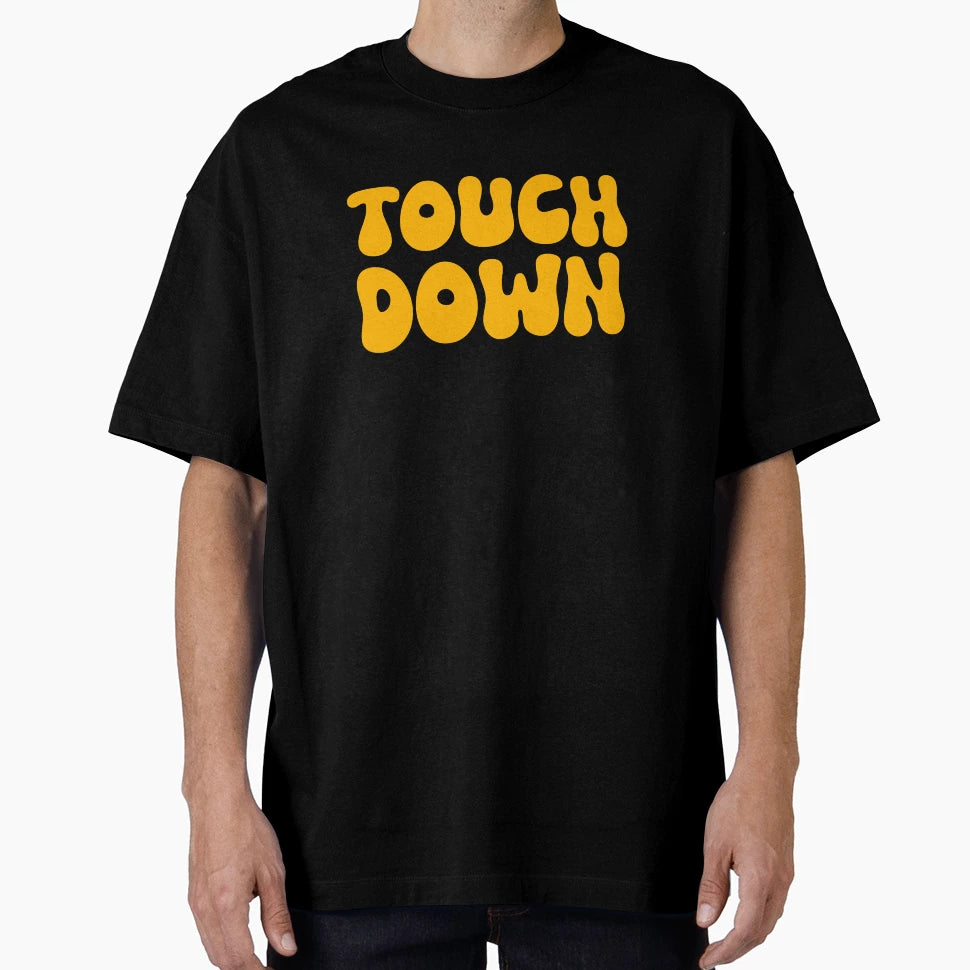 Touch Down Touchdown Yellow T-Shirt - Trendy Graphic Men Women - T-Shirt, Sweatshirt, Hoodie