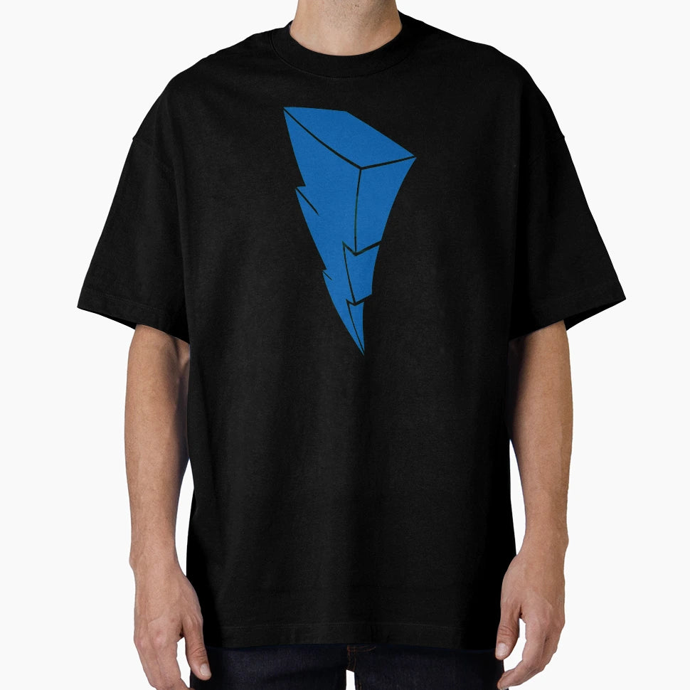 Blue Ranger Lightning Symbol T-Shirt - Aesthetic Graphic Men Women - T-Shirt, Sweatshirt, Hoodie