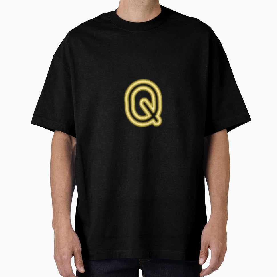Neon Q T-Shirt - Unique Graphic for Adults - T-Shirt, Sweatshirt, Hoodie