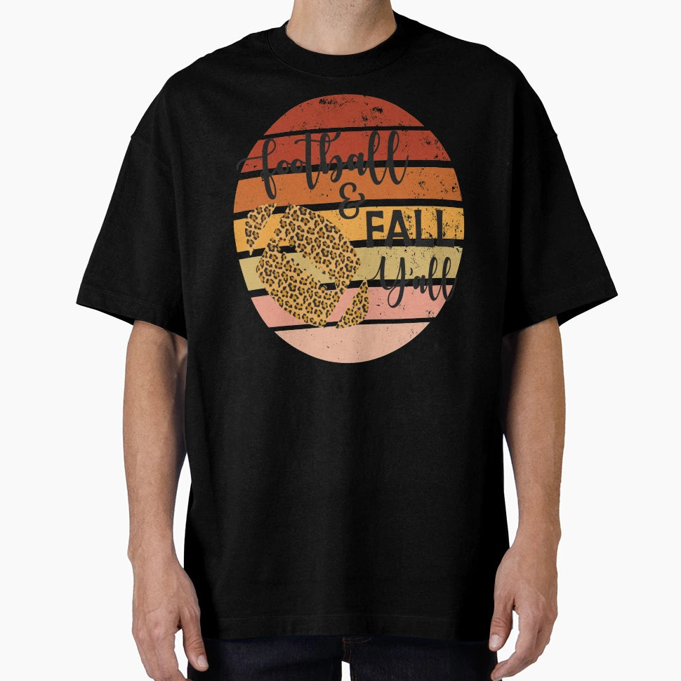 Football And Fall Yall T-Shirt - Unique Graphic Men Women - T-Shirt, Sweatshirt, Hoodie