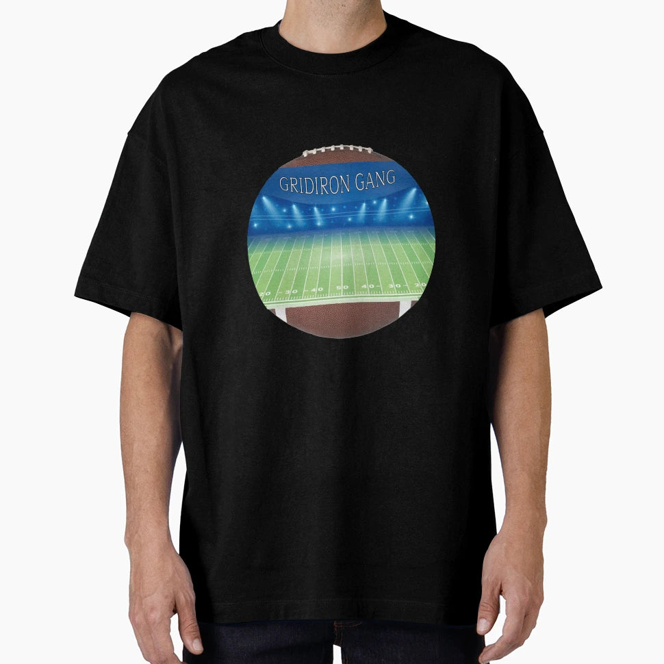 Gridiron Gang American Football T-Shirt - Aesthetic Graphic for Adults - T-Shirt, Sweatshirt, Hoodie