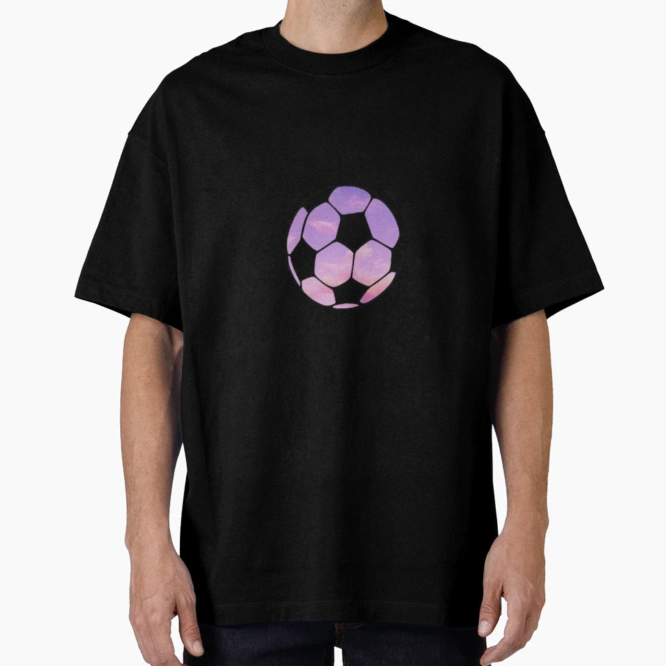 Sunset Soccer Ball T-Shirt - Novelty Apparel for Adults - T-Shirt, Sweatshirt, Hoodie