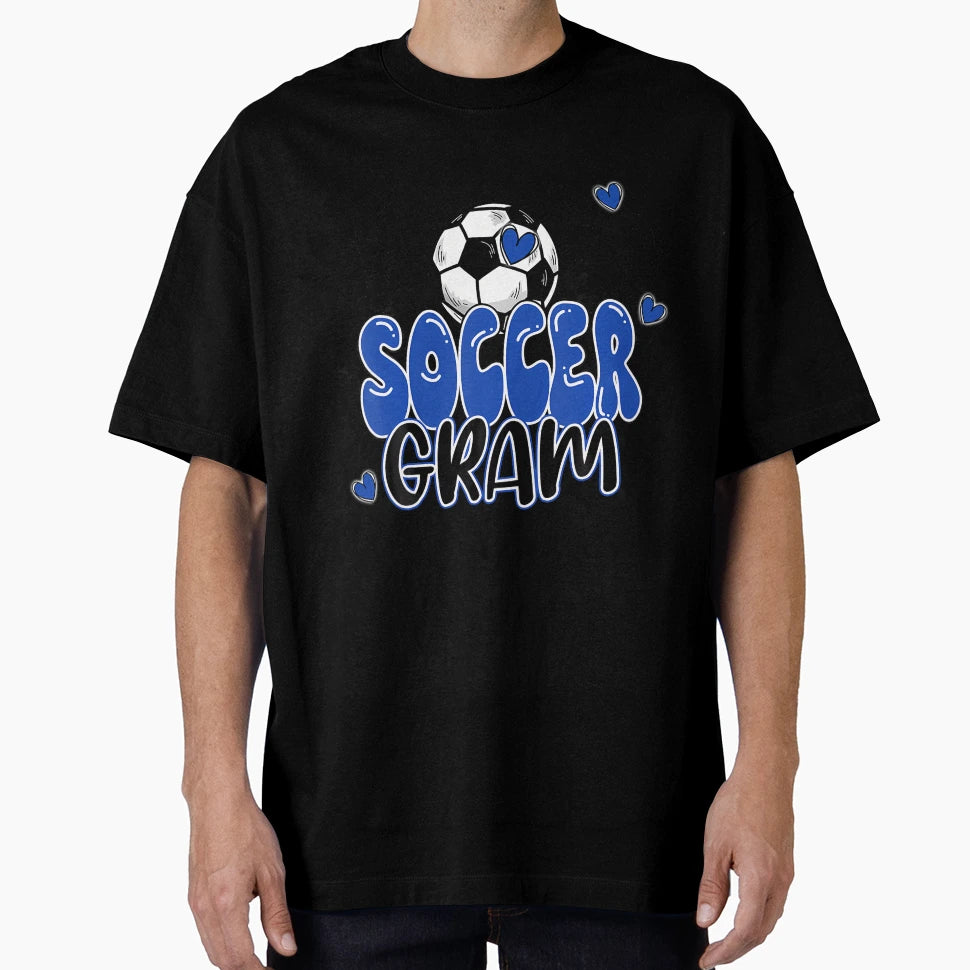 Soccer Gram Leopard Funny Soccer Mama T-Shirt - Graphic Print Men Women - T-Shirt, Sweatshirt, Hoodie
