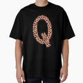 Monogram Letter Q Leopard T-Shirt - Custom Art Print Men Women - T-Shirt, Sweatshirt, Hoodie