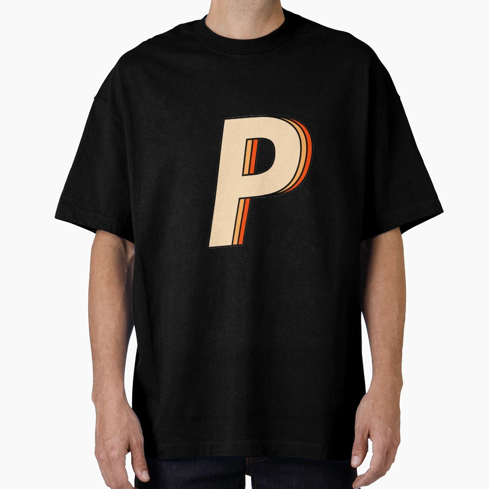 Orange P T-Shirt - Aesthetic Graphic for Adults - T-Shirt, Sweatshirt, Hoodie