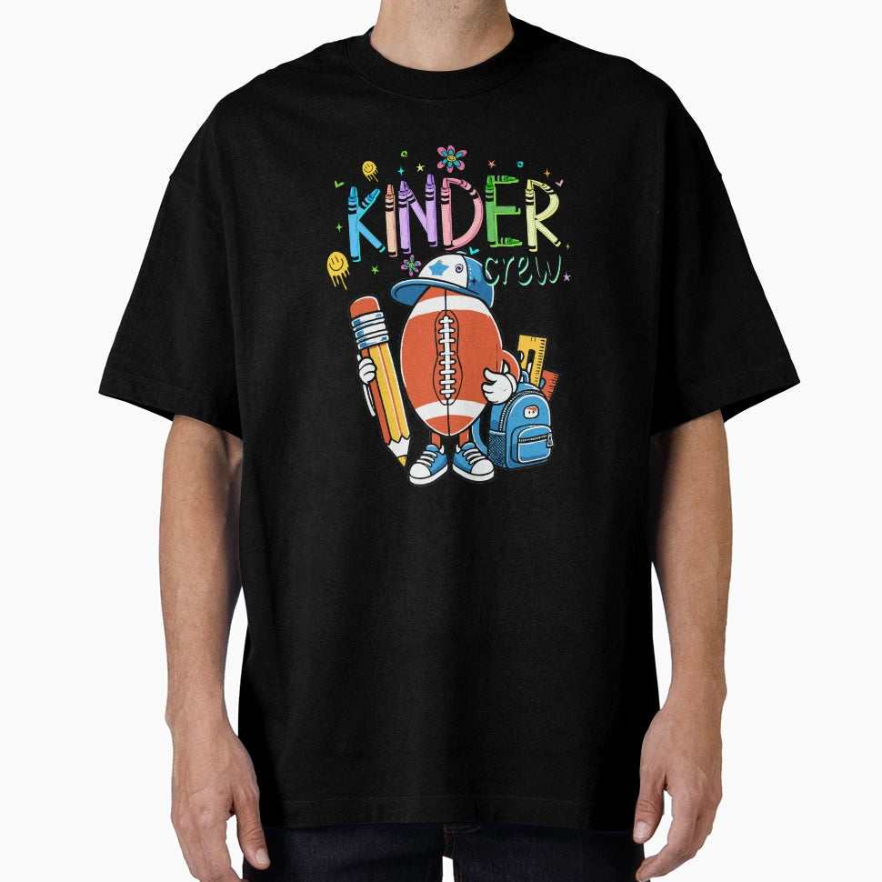 Kindergarten Rugby Ball Crew T-Shirt - Fun Novelty Design Unisex - T-Shirt, Sweatshirt, Hoodie