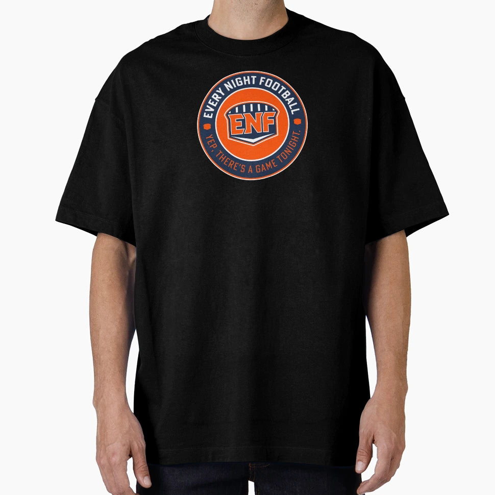 Every Night Football Circular Slogan T-Shirt - Novelty Apparel Men Women - T-Shirt, Sweatshirt, Hoodie