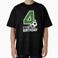 Fourth Birthday Soccer T-Shirt - Unique Graphic Men Women - T-Shirt, Sweatshirt, Hoodie