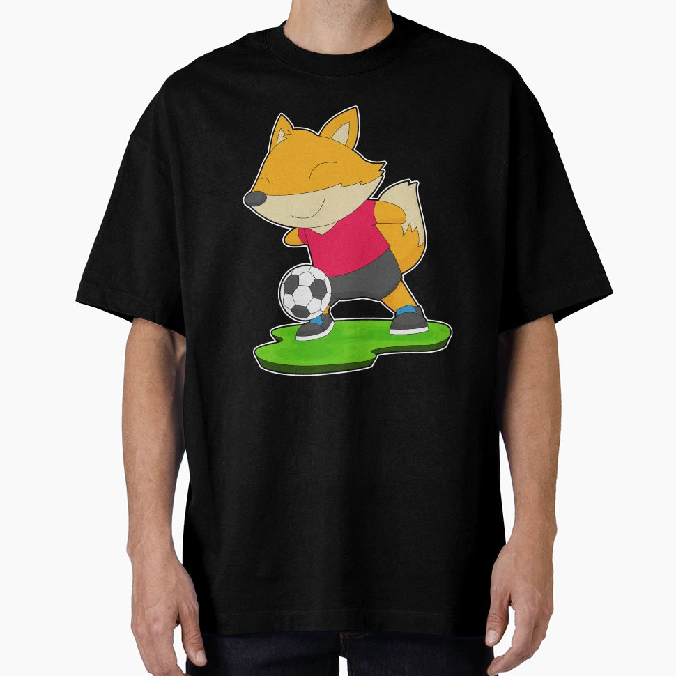 Fox Soccer Player Soccer T-Shirt - Novelty Apparel Men Women - T-Shirt, Sweatshirt, Hoodie