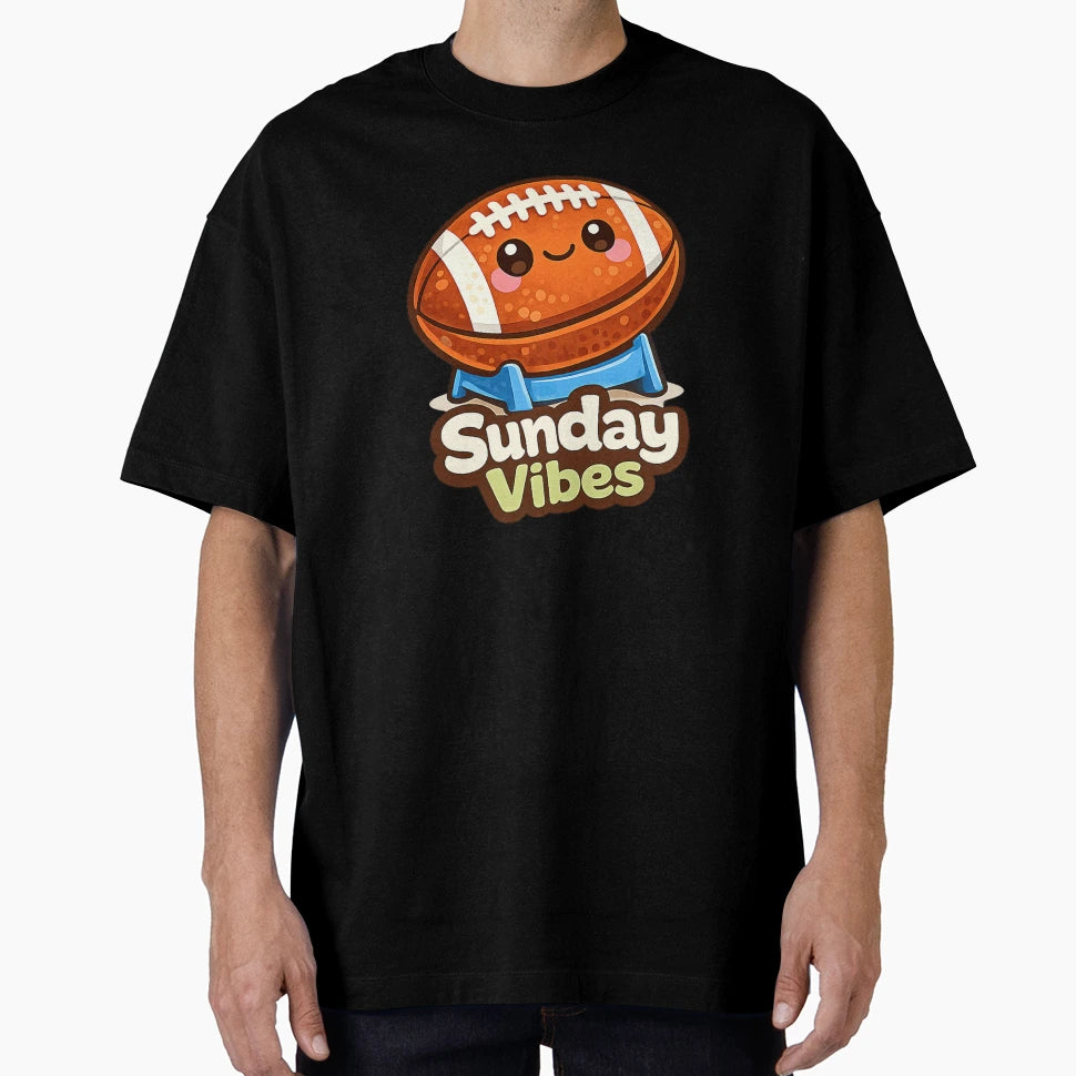 American Football Sunday Vibes T-Shirt - Graphic Print for Adults - T-Shirt, Sweatshirt, Hoodie