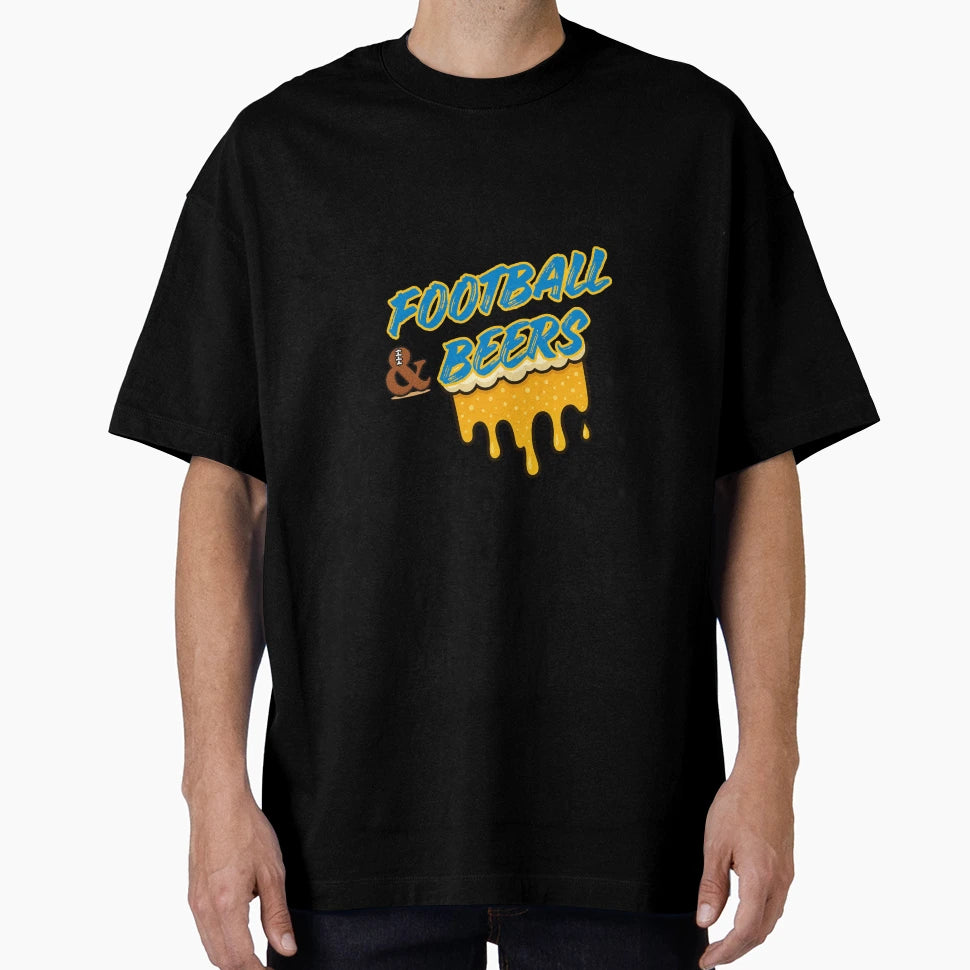 Football Beers Sunday Routine T-Shirt - Fun Novelty Design for Adults - T-Shirt, Sweatshirt, Hoodie
