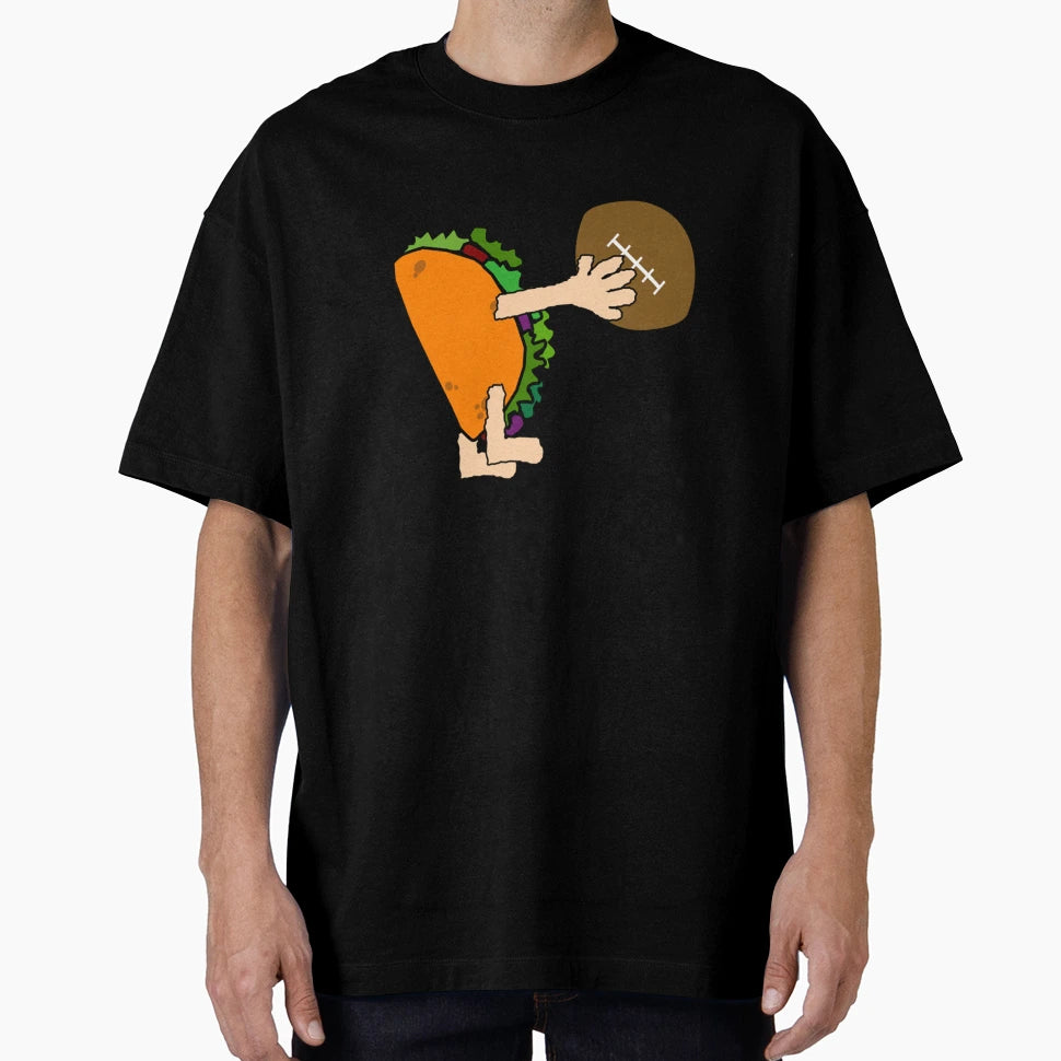 Taco Football T-Shirt - Minimalist Print Unisex - T-Shirt, Sweatshirt, Hoodie