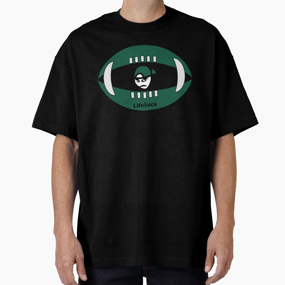 New York Jets Colors Lifesucx Angry Guy T-Shirt - Graphic Print Men Women - T-Shirt, Sweatshirt, Hoodie