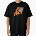 Flaming American Football T-Shirt - Custom Art Print for Adults - T-Shirt, Sweatshirt, Hoodie