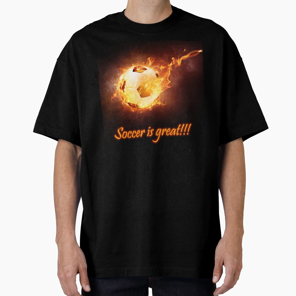 Soccer Is Great Football Fans T-Shirt - Aesthetic Graphic for Adults - T-Shirt, Sweatshirt, Hoodie