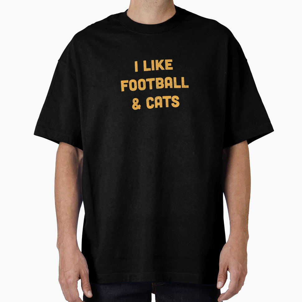 Football Cats T-Shirt - Trendy Graphic Unisex - T-Shirt, Sweatshirt, Hoodie