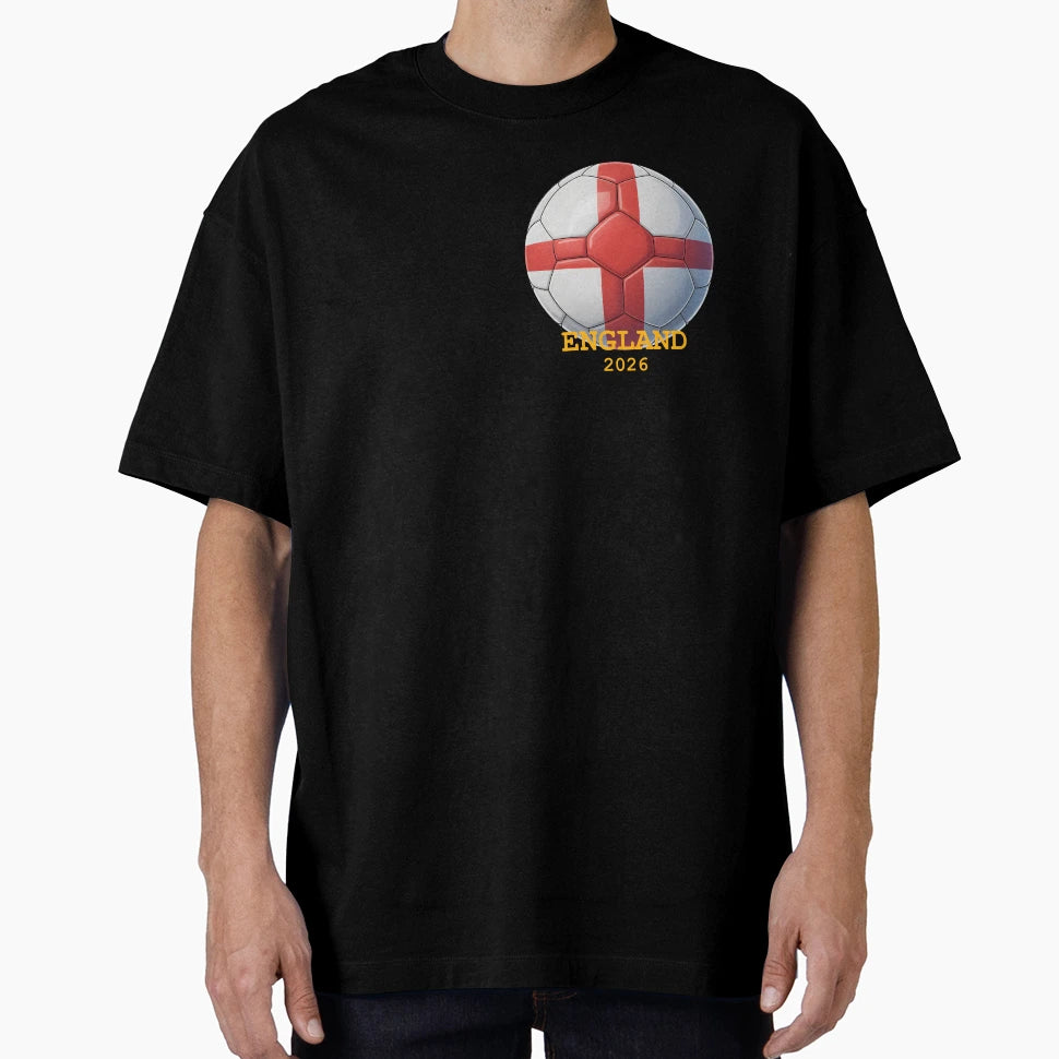 England 2026 Soccer Games T-Shirt - Custom Art Print Men Women - T-Shirt, Sweatshirt, Hoodie