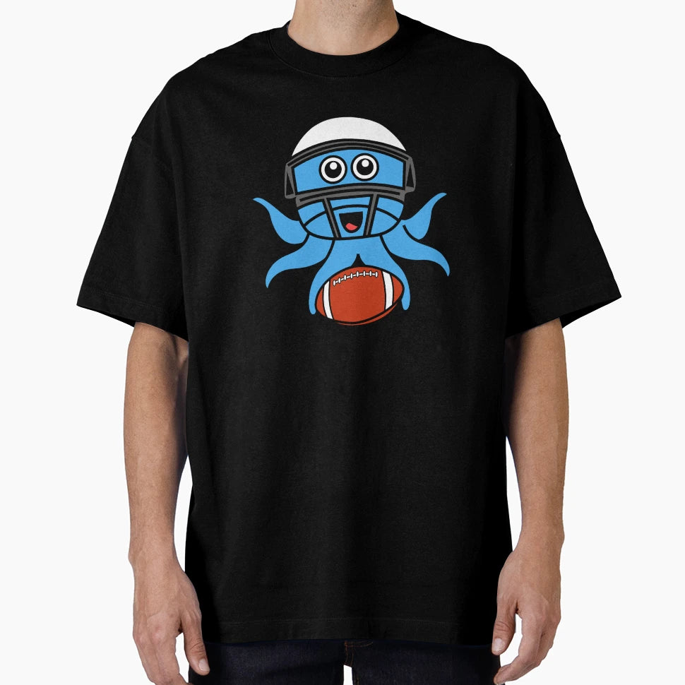 Octopia Art American Football Drawing T-Shirt - Fun Novelty Design Unisex - T-Shirt, Sweatshirt, Hoodie