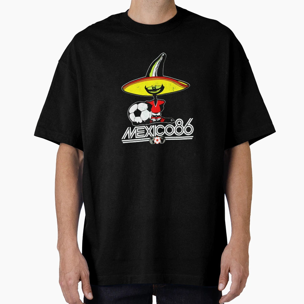 Mexico 86 World Cup Pique T T-Shirt - Casual Everyday Wear for Adults - T-Shirt, Sweatshirt, Hoodie