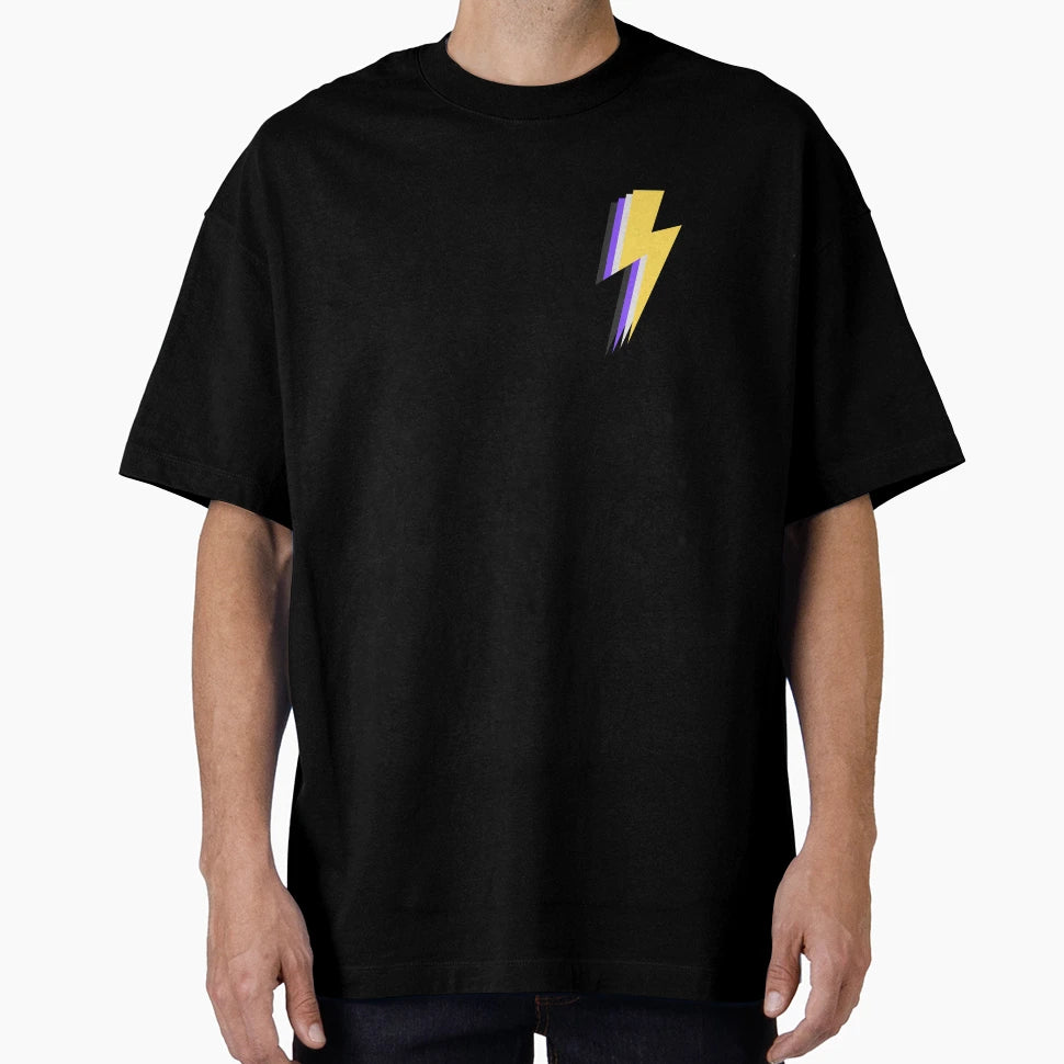 Subtle Nonbinary Pride Flag Discreet Enby T-Shirt - Novelty Apparel Unisex - T-Shirt, Sweatshirt, Hoodie