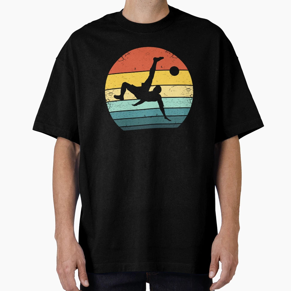 70 Soccer Bicycle Kick Football T-Shirt - Unique Graphic Unisex - T-Shirt, Sweatshirt, Hoodie