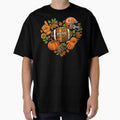 Football Fall Floral Game Day T-Shirt - Trendy Graphic Men Women - T-Shirt, Sweatshirt, Hoodie