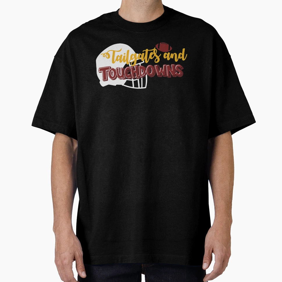 Tailgates And Touchdowns T-Shirt - Graphic Print for Adults - T-Shirt, Sweatshirt, Hoodie