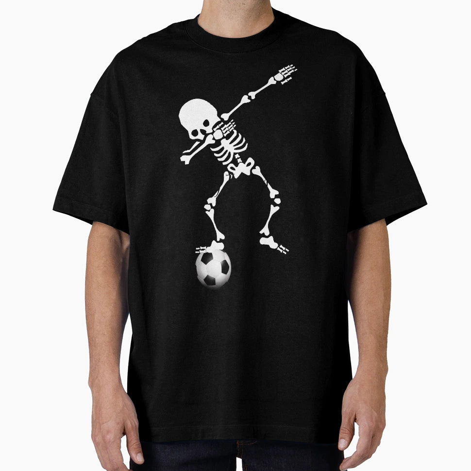 Skeleton Footballer T-Shirt - Trendy Graphic Unisex - T-Shirt, Sweatshirt, Hoodie