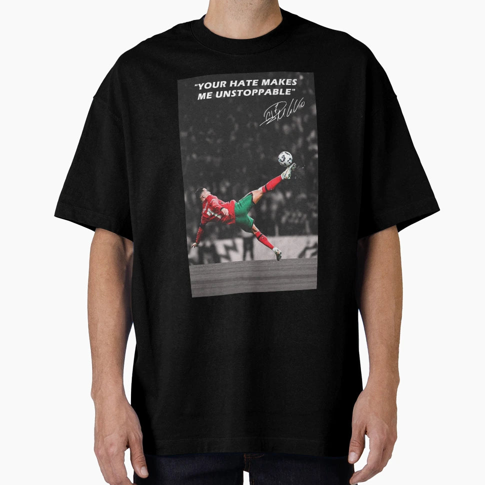 Cristiano Ronaldo Inspiration T-Shirt - Fun Novelty Design for Adults - T-Shirt, Sweatshirt, Hoodie