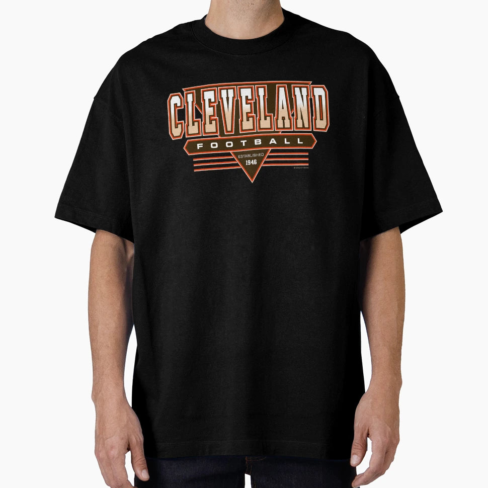 Cleveland Football Browns Inspired T-Shirt - Minimalist Print Men Women - T-Shirt, Sweatshirt, Hoodie