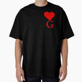Heart Letter Initial G T-Shirt - Streetwear Style Unisex - T-Shirt, Sweatshirt, Hoodie